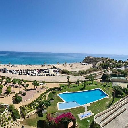 Top-Floor Beachfront Apartment With Parking, Pool, & Spacious Sea-View Balcony Villajoyosa Buitenkant foto